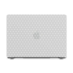 On the Dot | White Polka Dot Laptop Shell