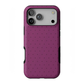 On the Dot | Plum Polka Dot Case