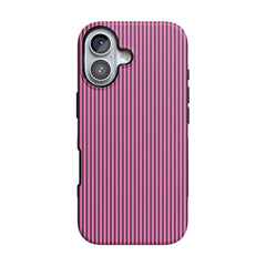 Stripes and the City | Pink & Purple Pinstripe Case