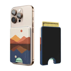 Opposites Attract | Day & Night Colorblock Mountains MagWallet