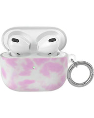 Down for Whatever | Light Pink Tie Dye AirPods Case