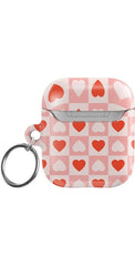 King of My Heart | Checkered Hearts AirPods Case