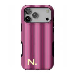 Stripes and the City | Pink & Purple Pinstripe Case