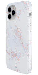 Subtle Blush | White and Pink Marble Case