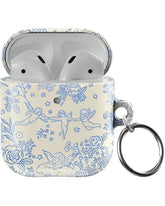 Cupid's Canvas | Periwinkle Floral AirPods Case