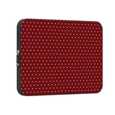 On the Dot | Maroon Polka Dot Laptop Case