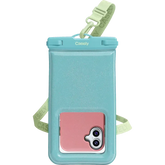AquaBuddy | Aquamarine Ocean Blue Shimmer Waterproof Phone Pouch
