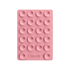 Grippy | Pink Silicone Suction Phone Mount with MagSafe