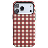 Checked Twice | Red Plaid Case