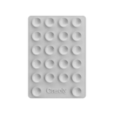 Grippy | White Silicone Suction Phone Mount with MagSafe