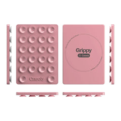 Grippy | Pink Silicone Suction Phone Mount with MagSafe