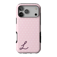 On the Dot | Pink & White Polka Dot Case