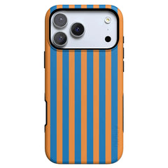 Go New York | Blue & Orange Stripes Case