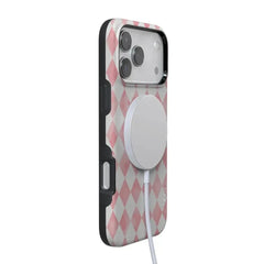 Queen of Diamonds | Pink Watercolor Case