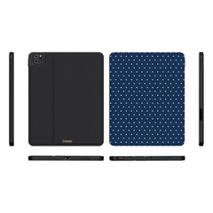 On the Dot | Navy Polka Dot iPad Case
