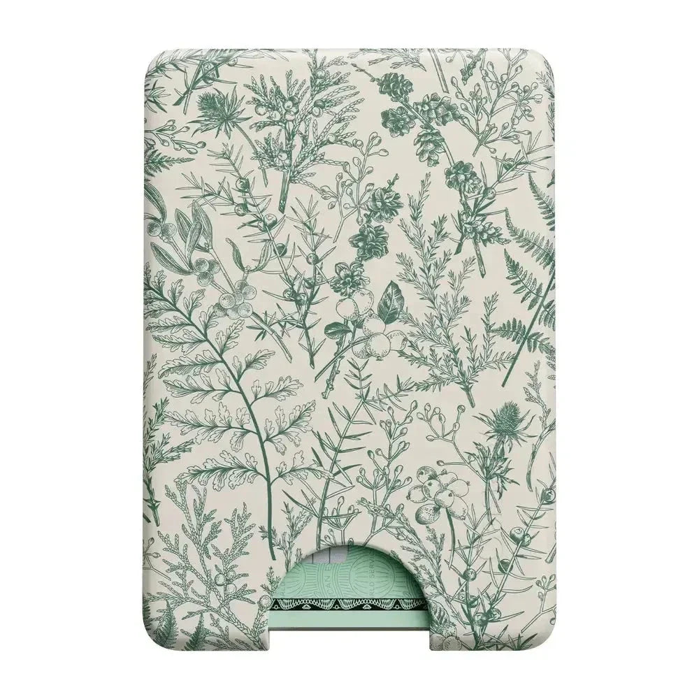 Sage Garden | Green Floral MagWallet