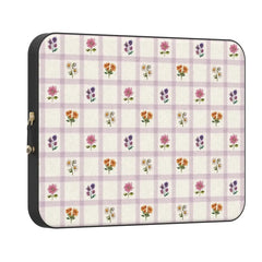 Meadow Check | Floral Gingham Laptop Case