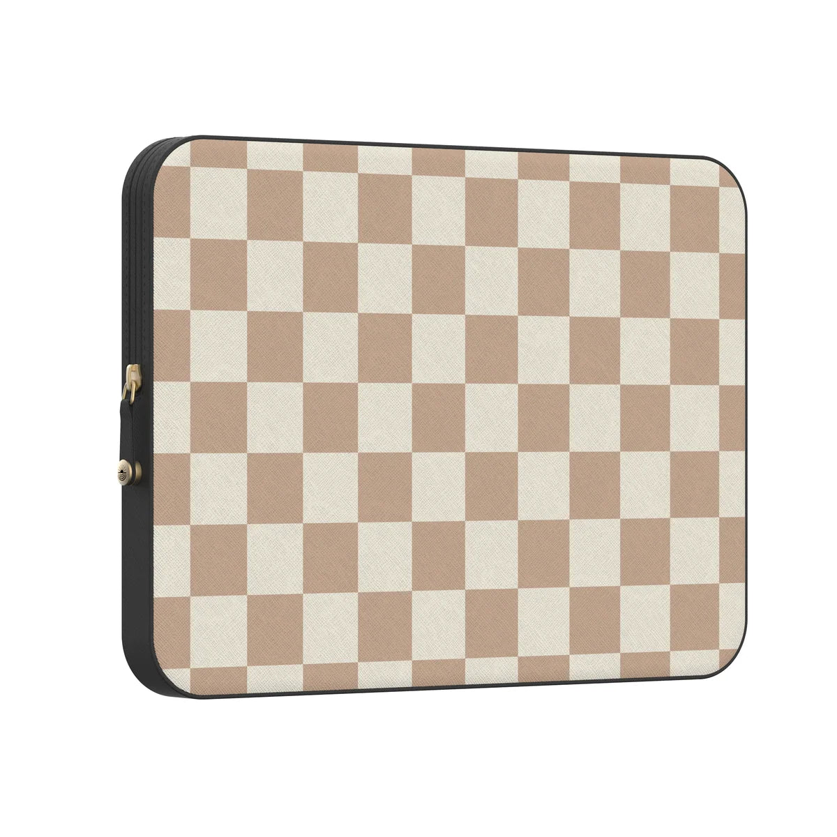 Fit Check | Neutral Checkerboard Laptop Case