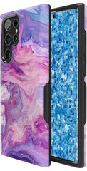 Tie Dying Over You | Purple Marble Samsung Case
