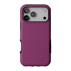 On the Dot | Plum Polka Dot Case