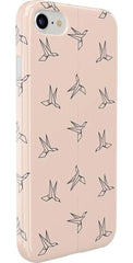 Paper Crane Origami | Beige Pattern