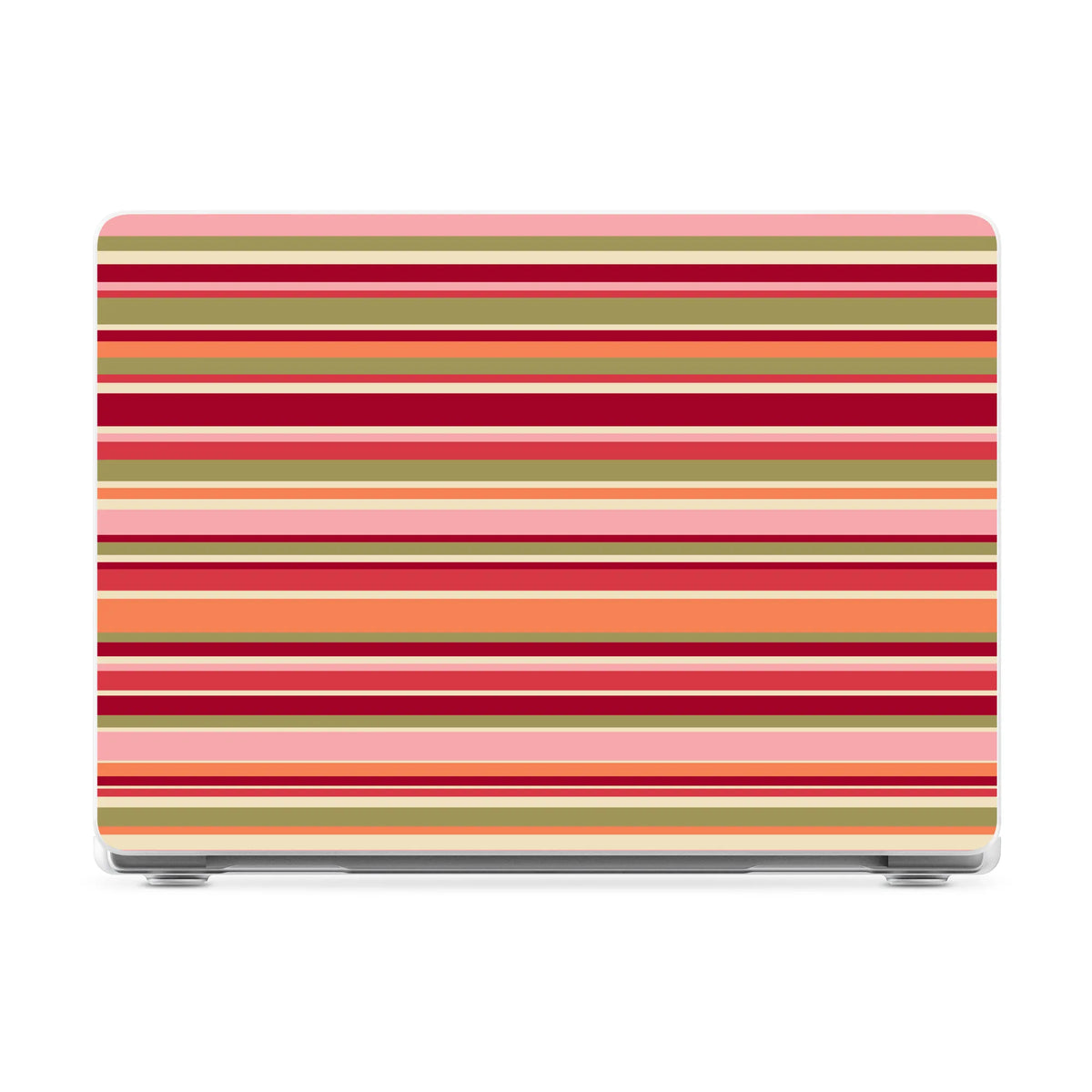 Citrus Stripes | Poolside Print Laptop Shell