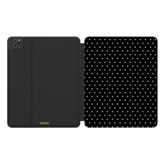 On the Dot | White Polka Dot iPad Case