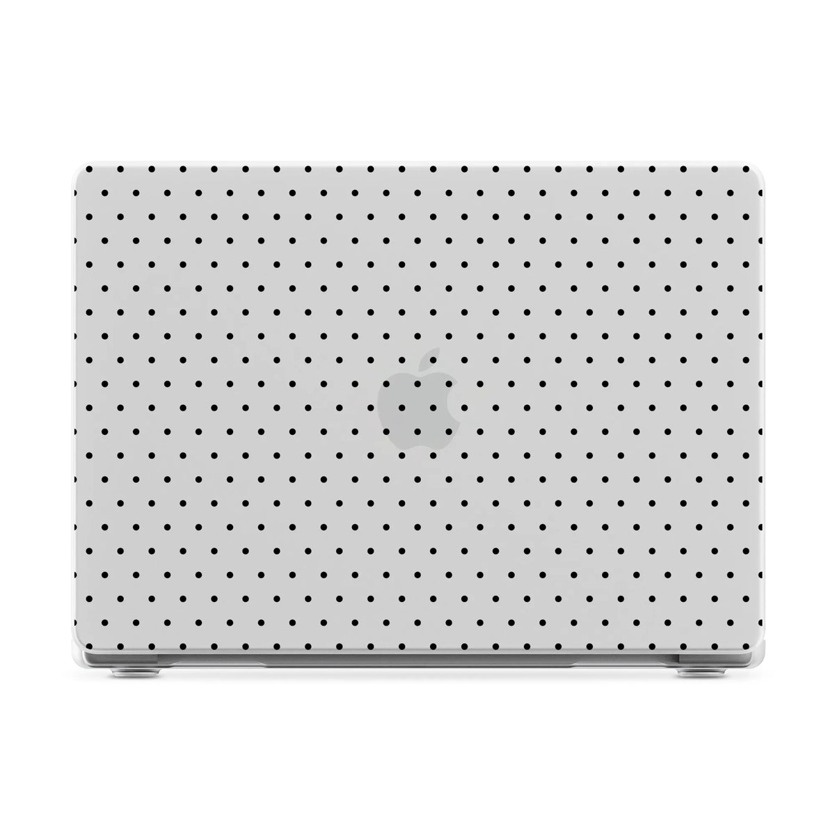 On the Dot | Black Polka Dot Laptop Shell
