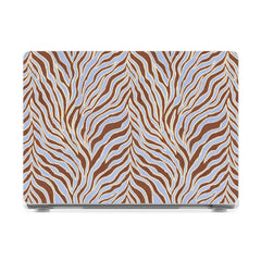 Untamed | Brown & Blue Zebra Laptop Shell