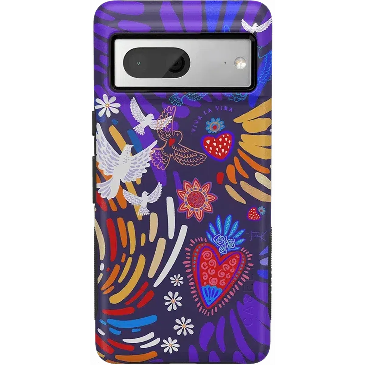Viva La Vida | Frida Kahlo Collage Floral Google Pixel Case