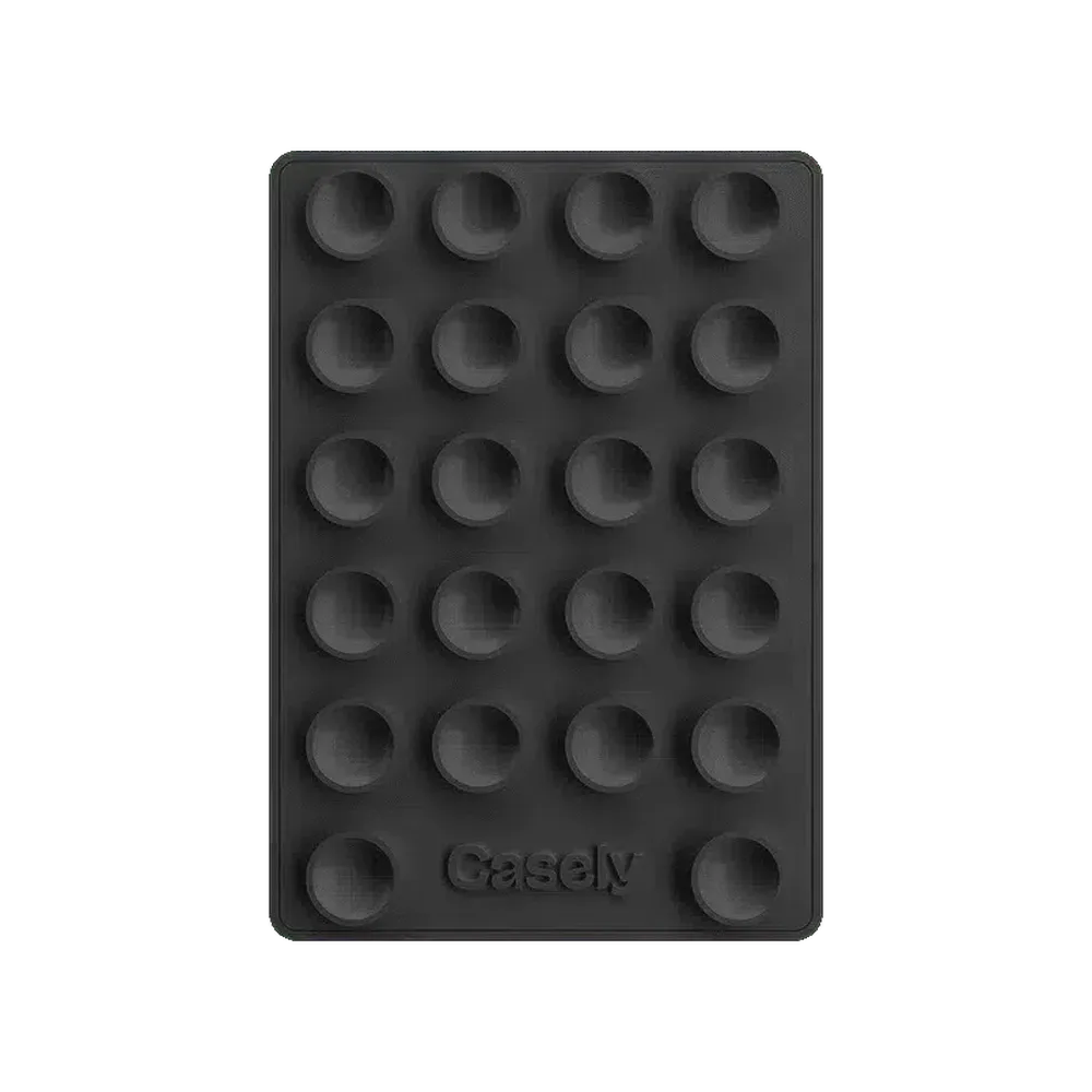 Grippy | Black Silicone Suction Phone Mount with MagSafe